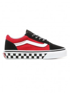 Vans Old Skool (LOGO POP) BLACK/TRUE WHI
