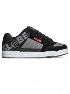 Globe TILT Black/Red/Grey Knit