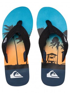 Quiksilver MOLOKAI LAYBACK BLACK/BLUE/BLUE