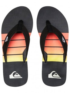 Quiksilver MOLOKAI LAYBACK BLACK/GREY/YELLOW