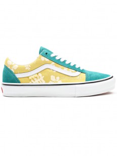 Vans Skate Old Skool (ALOHA) MARINE/GOLD