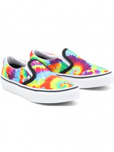 Vans Classic Slip-On (SPIRAL TIE DYE)MLTITRWHT