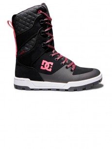 Dc NADENE BOOT BLACK/WHITE/CRAZY PINK