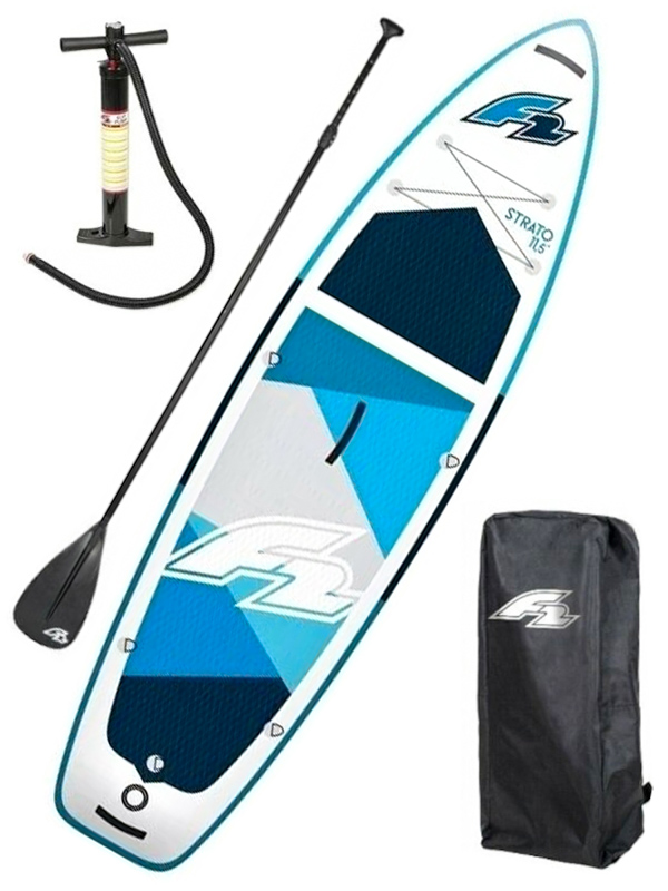 F2 STRATO WHITE + BLUE paddleboard /