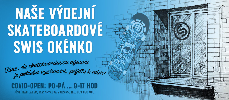 Výdejní snowboardové okénko